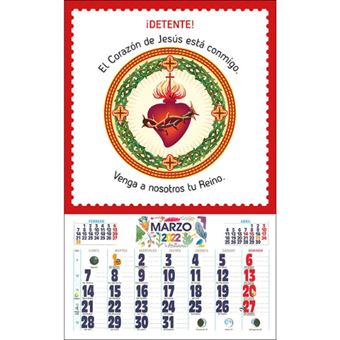 Calendario de pared 2023 con imán ¡Detente! - 1