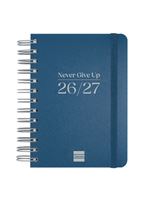 Agenda Curso Finocam Cosmo Flex Sep 2026 - Ago 2027 8º - 120x169 Mm 1 Día Página Azul Catalán