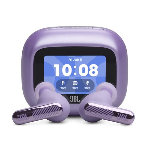 Auriculares Noise Cancelling Jbl Live Beam 4 True Wireless Morado