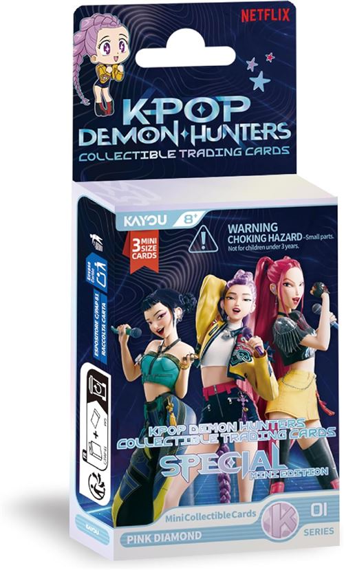 Cartas coleccionables k-pop demon hunters mini edition
