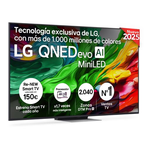Tv Qned Lg 65" 65qned87 Evo Miniled Ai 4k 2025 Smart Tv