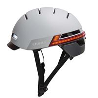 Casco Livall BH51M Neo Sandstone 2021 con luz blanca frontal Gris - Talla M