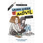 Laura juega con el móvil