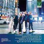 F. Schubert, A. Webern, C. Carovani: Quartet No. 15 D887, Five Movements Op. 5 - CD