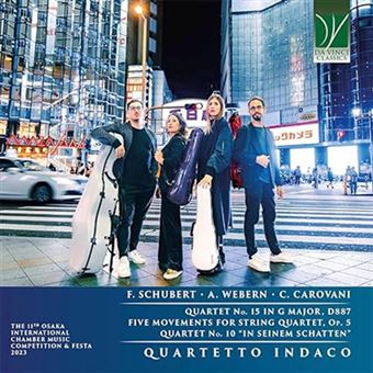 F. Schubert, A. Webern, C. Carovani: Quartet No. 15 D887, Five Movements Op. 5 - CD