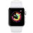 Apple Watch S3 38mm GPS Caja de aluminio en plata y correa deportiva Blanco