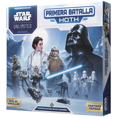 Juego de mesa star wars unlimited. Primera batalla. Hoth