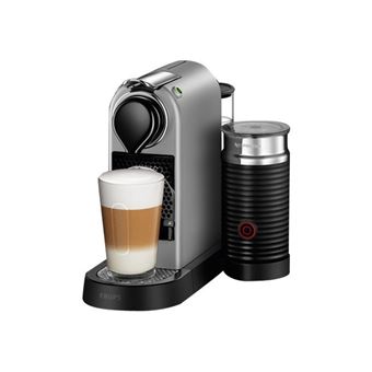 Cafetera Nespresso Krups Citiz and Milk Plata