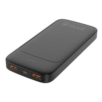 Powerbank Muvit for Change MCCHP12 10000mAh 2 USB-C Power Delivery 20W Negro