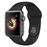 Apple Watch S3 38mm GPS Caja de aluminio en gris espacial y correa deportiva Negro