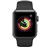 Apple Watch S3 38mm GPS Caja de aluminio en gris espacial y correa deportiva Negro