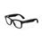 Gafas con IA Ray-Ban Meta Wayfarer Negro brillante, Transparente