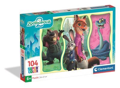 Puzzle clementoni 104 zootopia 2