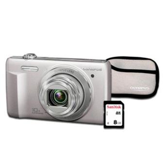 Olympus VR 340 + Tarjeta SD 8Gb + Funda Kit Cámara Compacta Digital - 1