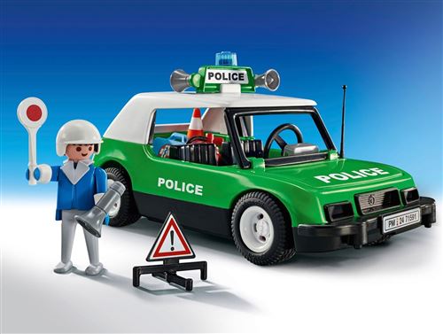 Fnac Coche Policia Playmobil Negro Playmobil Lancha Coche De - Main Image