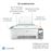 Impresora Multifunción HP DeskJet 2722e, WiFi, USB, color, 6 meses de impresión Instant Ink con HP+, HP Smart App