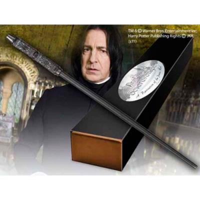 Varita Harry Potter Severus Snape con caja y placa