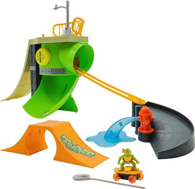 Tmnt skate park mayhem de 71 cm con 1 figura de skater (71052)