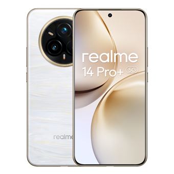 Realme 14 Pro+ 5G 6,83" 512GB Pearl White + Cargador Supervooc 120W