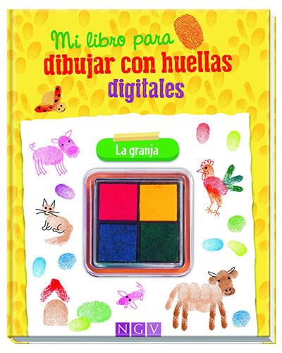 Granja. Mi libro para dibujar con huellas digitales