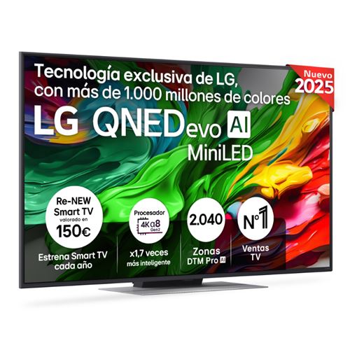 Tv Qned Lg 55" 55qned87 Evo Miniled Ai 4k 2025 Smart Tv