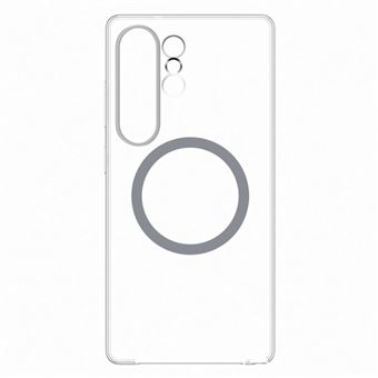 Funda Samsung Transparente con soporte magnético para Galaxy S25 Ultra