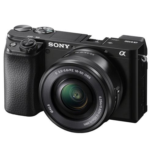 Sony Negro Cámara Evil Alpha 6100A + 16-50Mm