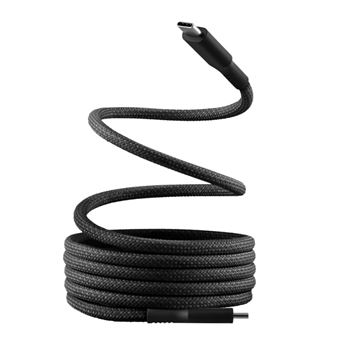 Cable magnético T'nB USB-C a USB-C 1,5m Negro