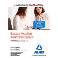Escala Auxiliar Administrativa de la Universidad de Salamanca - Temario Vol 2