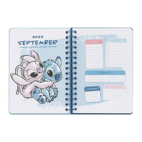 Agenda anual A5 2022 Erik semana vista Disney Stitch - Agenda - Los mejores  precios