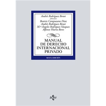 Manual de Derecho Internacional privado