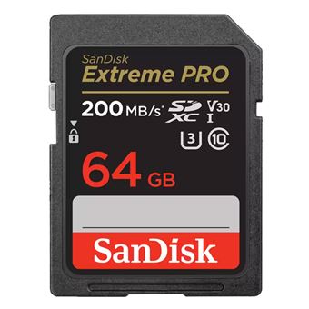 Tarjeta de memoria SD Sandisk Extreme Pro 64GB