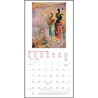 Calendario de pared Tenues 2022 Dalí multilingüe 30x30 cm - Calendario,  horario - Los mejores precios | Fnac