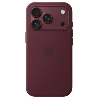 Funda de silicona Apple con MagSafe Burdeos para iPhone 18 Pro - 1