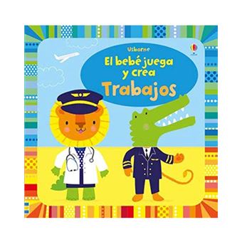 Trabajos. El bebé juega y crea