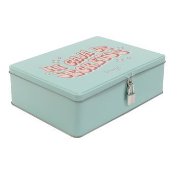 Mr Wonderful Caja metálica con candado para guardar secretos - Para decorar  - Los mejores precios