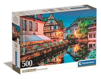 Puzzle clementoni 500 cb strasbourg old town