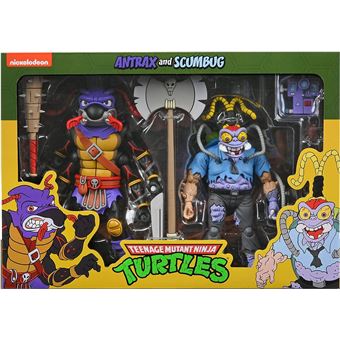 Figura NECA Tortugas Mutantes Antrax y Scumbug 18cm - Figura