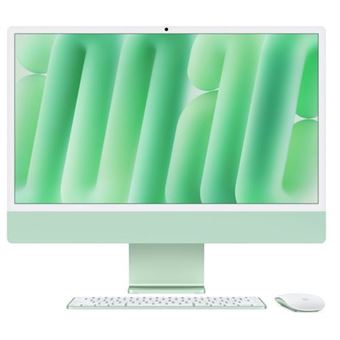 iMac con Pantalla Retina 24'' 4,5K M4 CPU 10, GPU 10, 16GB RAM, 256GB SSD, Verde
