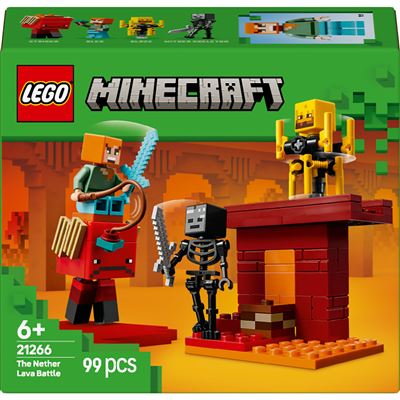 Lego minecraft 21266 la batalla de lava del inframundo
