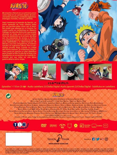 Selecta Visión licencia Naruto Shippuden