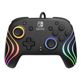 Mando con cable PDP Afterglow Negro para Nintendo Switch