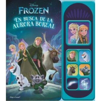 Libro Musical 7 Botones Frozen Luces Magicas Lsd