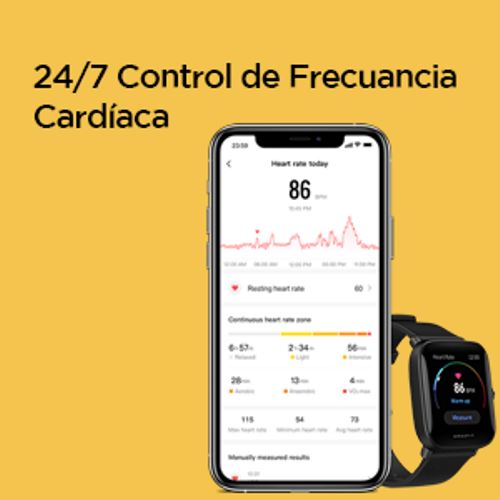 Smartwatch Amazfit Bip U Negro - Reloj conectado - Comprar al mejor precio  | Fnac