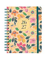 Agenda Curso Finocam Cosmo Cart Sep 2026 - Ago 2027 4º - 155x212 Mm Semana Vista Horizontal Melisa Catalán