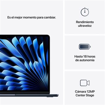 【MacBookAir】 M4 13インチ10コア10コア 16GB 512GB Apple 2025 MacBook Air de 13 Pulgadas con Chip M4: diseñado para