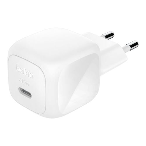 Belkin Blanco Cargador De Pared Compacto Boostcharge Usb-C 45W