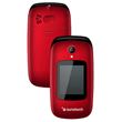 Sunstech CELT22 - Teléfono móvil, pantalla 2.4 pulgadas, flip senior, con  tapa, color Rojo