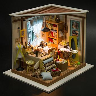 Casa en miniatura DIY Robotime Lisa´s Tailor - Para decorar - Los mejores  precios | Fnac
