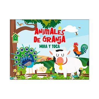 Animales de la granja mira y toca